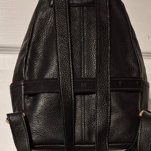 HAMMITT LOS ANGELES LEATHER BACK PACK - "Hunter Med" Model - Picture 8 of 11
